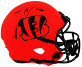 Chad Johnson Signed Cincinnati Bengals RAVE Riddell Full Size Speed Replica Helmet
