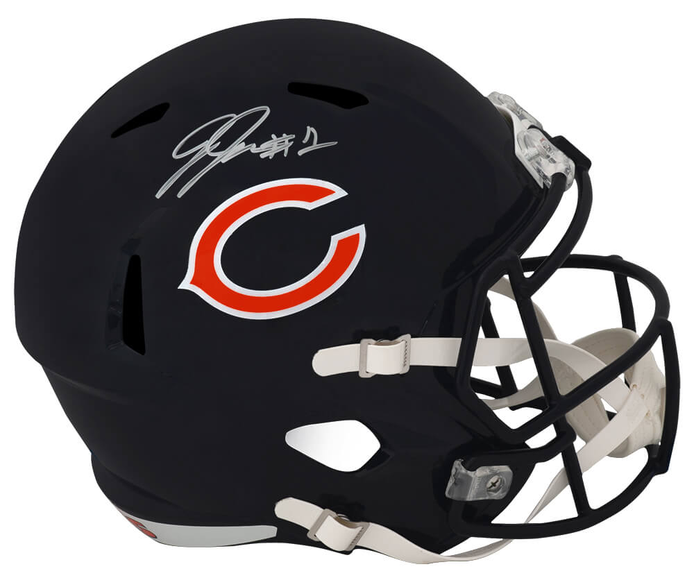 Jaylon Johnson Signed Chicago Bears Riddell Full Size Speed Replica Helmet