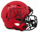 Brad Johnson Signed Tampa Bay Buccaneers RAVE Riddell Full Size Speed Replica Helmet