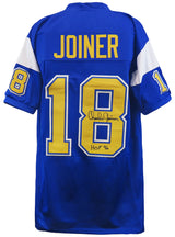 Charlie Joiner Signed Dark Navy Blue T/B Custom Football Jersey w/HOF'96
