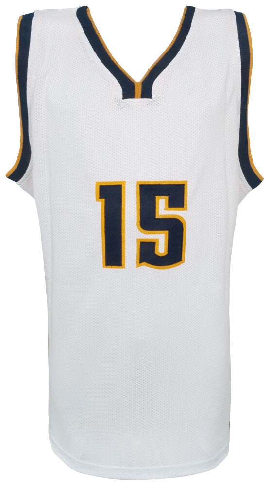 Nikola Jokic Signed White Custom Basketball Jersey - (JSA COA)