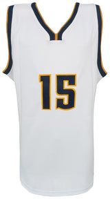 Nikola Jokic Signed White Custom Basketball Jersey - (JSA COA)