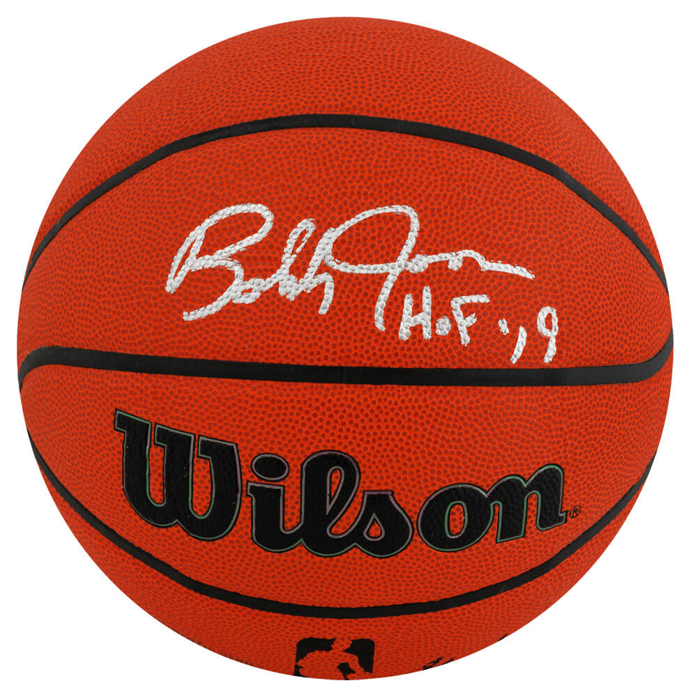Bobby Jones Signed Wilson Indoor/Outdoor NBA Basketball w/HOF'19