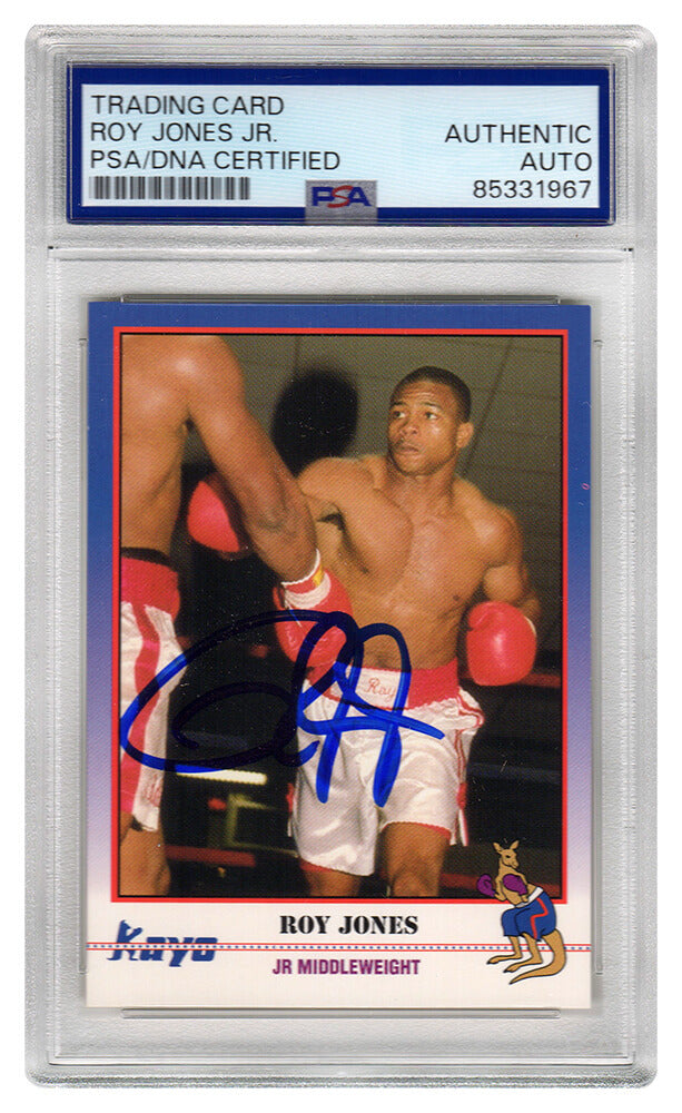 Roy Jones Jr Signed 1991 Kayo Boxing Trading Card #116 - (PSA Encapsulated)