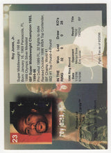 Roy Jones Jr. Signed 1996 Ringside Boxing Trading Card #23