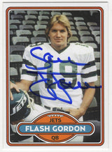 Sam J. Jones Signed Jets Flash Gordon Custom Trading Card #FG-1