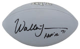 Walter Jones Signed Wilson MVP Silver Full Size NFL Football w/HOF'14