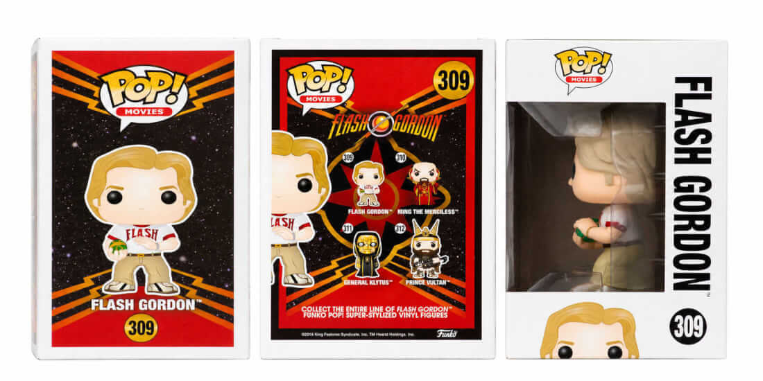 Sam J. Jones Signed Flash Gordon Funko Pop Doll #309 w/Flash