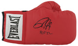 Roy Jones Jr. Signed Everlast Red Boxing Glove w/HOF'22