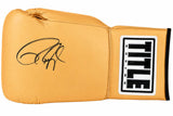 Roy Jones Jr. Signed Title Gold Full Size Boxing Glove