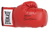 Junior Jones Signed Everlast Red Boxing Glove w/Poison