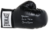 Junior Jones Signed Everlast Black Boxing Glove w/Poison, 50-6, 28 KO's