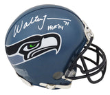 Walter Jones Signed Seattle Seahawks Throwback Riddell Mini Helmet w/HOF'14