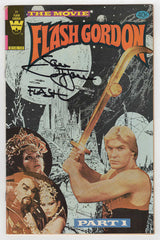Sam J. Jones Signed Flash Gordon 1980 Whitman #31 The Movie Full Story Part 1 Comic Book w/Flash