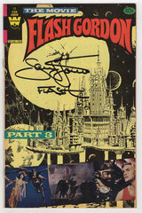 Sam J. Jones Signed Flash Gordon 1980 Whitman #33 The Movie Full Story Part 3 Comic Book w/Flash