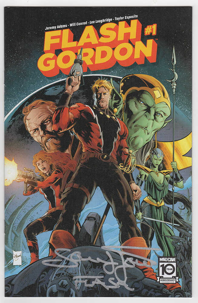 Sam J. Jones Signed Flash Gordon Mad Cave 2024 Comic Book w/Flash