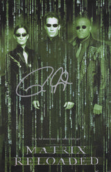 Roy Jones Jr Signed Matrix Reloaded 11x17 Movie Poster