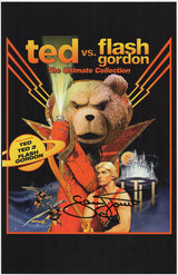 Sam J. Jones Signed Ted vs Flash Gordon The Ultimate Collection DVD 11x17 Movie Poster