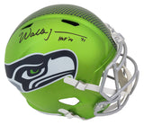 Walter Jones Signed Seattle Seahawks FLASH Riddell Full Size Speed Replica Helmet w/HOF'14