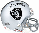 Lamont Jordan Signed Raiders Riddell (VSR4) Mini Helmet