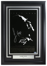 Jamie Foxx Signed Framed 11x17 Ray Poster Photo BAS Hologram