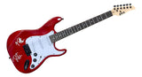 Joe Elliott Phil Collen Def Leppard Signed 39" Red Electric Guitar JSA ITP