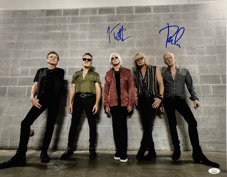 Joe Elliott Phil Collen Signed 16x20 Def Leppard Photo JSA ITP - Sports Integrity