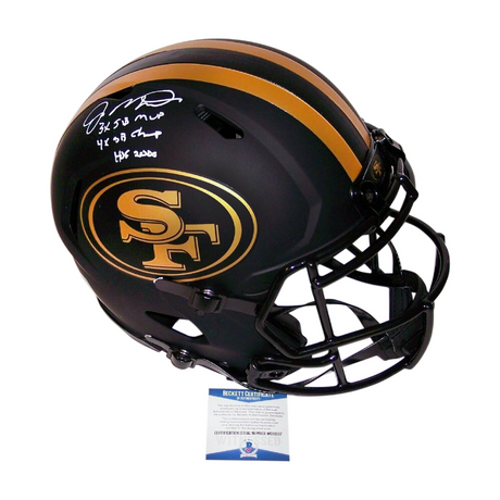 Joe Montana Signed Authentic Full Size Eclipse San Francisco 49ers NFL