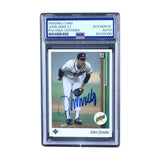 John Smoltz Signed 1989 Upper Deck #17 RC PSA/DNA Certified Authentic Auto