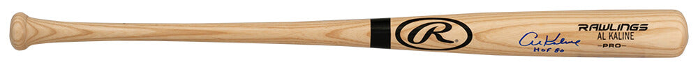 Al Kaline Signed Rawlings Blonde Baseball Bat w/HOF'80 - (PSA)