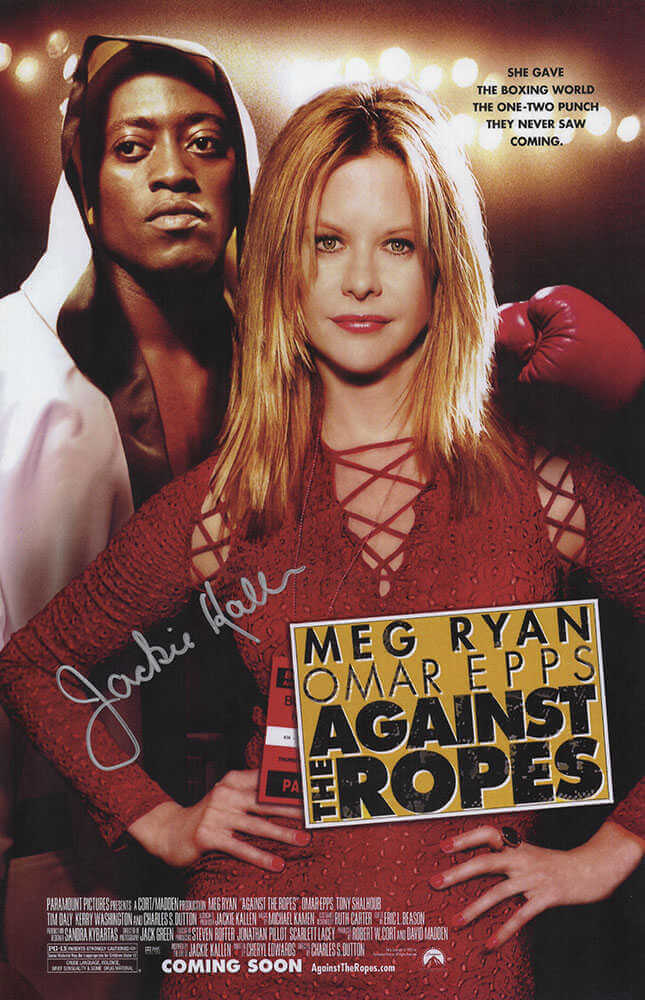 Jackie Kallen Signed Against The Ropes 11x17 Movie Poster
