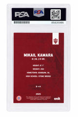 Mikail Kamara Signed Indiana Hoosiers 2025 Onit Football Card #B-44 - (PSA Encapsulated)