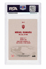 Mikail Kamara Signed Indiana Hoosiers 2025 Onit Vestige Insert Football Card #VS-7 - (PSA Encapsulated)