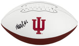 Mikail Kamara Signed Indiana Hoosiers Logo Brands White Logo Football