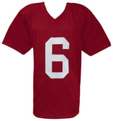 Mikail Kamara Signed Red Custom College Football Jersey