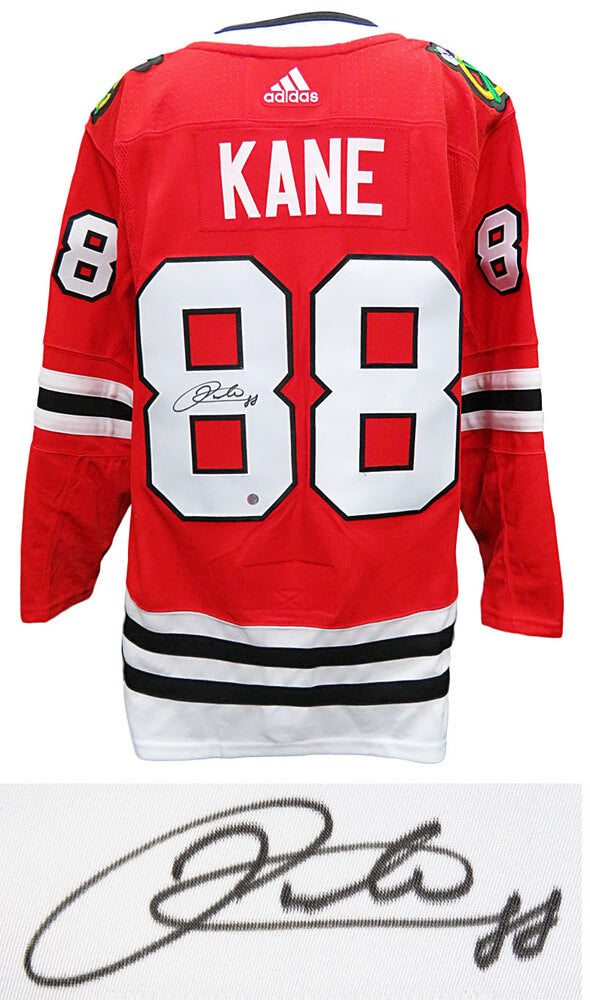 Patrick Kane Signed Blackhawks Red Pro Adidas Premier Jersey