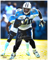 Jevon Kearse Signed Tennessee Titans White Jersey Action 16x20 Photo