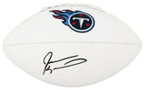 Jevon Kearse Signed Tennessee Titans Logo Franklin White Football