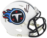 Jevon Kearse Signed Tennessee Titans White Throwback Riddell Speed Mini Helmet