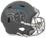 Jevon Kearse Signed Tennessee Titans SLATE Riddell Full Size Speed Replica Helmet w/99 DROY