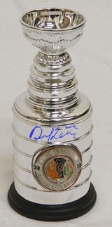Duncan Keith Signed Chicago Blackhawks 2013 Champions Logo Mini Stanley Cup