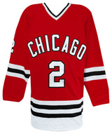 Duncan Keith Signed Red Custom Long Sleeve Hockey Jersey
