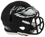 Jason Kelce Signed Philadelphia Eagles Black Riddell Speed Mini Helmet - (Beckett)