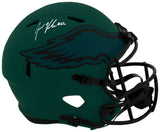Jason Kelce Signed Philadelphia Eagles RAVE Riddell Full Size Speed Replica Helmet