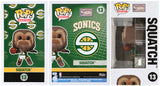 Shawn Kemp Signed Seattle Supersonics Squatch NBA Mascot Funko Pop Doll #13