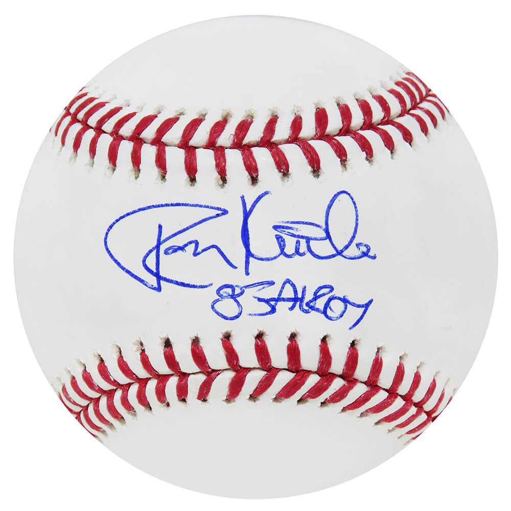 Ron Kittle Signed Rawlings Official MLB Baseball w/83 AL ROY