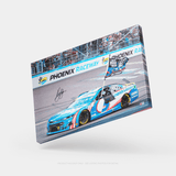 Kyle Larson Signed 2021 NASCAR Cup Championship 20x30 Canvas | SpeedCanvas