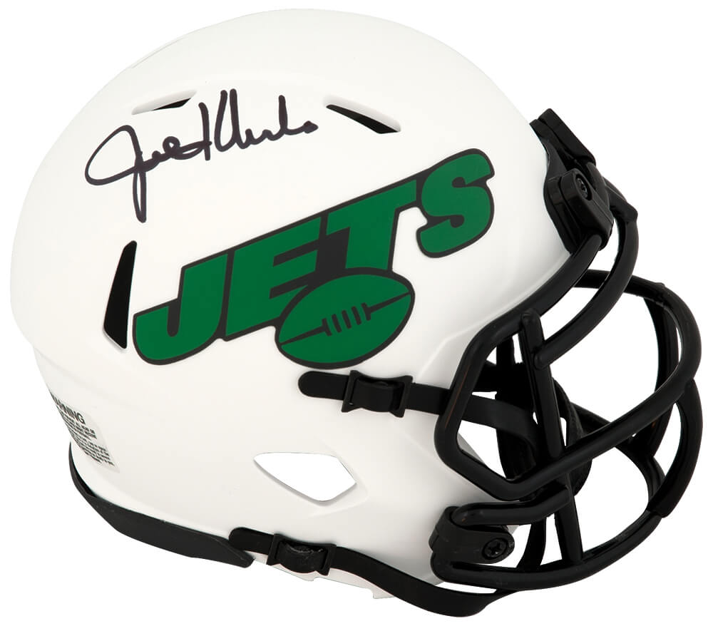 Joe Klecko Signed New York Jets Lunar Eclipse Riddell Speed Mini Helmet
