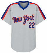 Ray Knight Signed Grey Custom Baseball Jersey w/1986 WS MVP