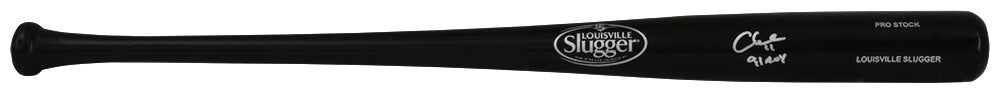 Chuck Knoblauch Signed Louisville Slugger Pro Stock Black Baseball Bat w/ROY'91